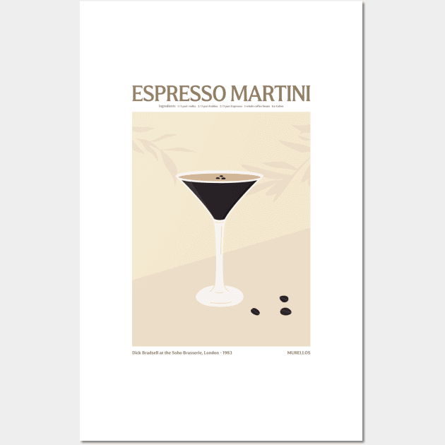 Espresso Martini Wall Art by MurellosArt